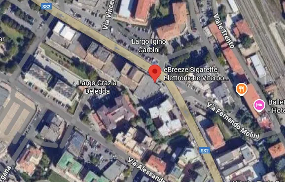 Indicazioni per eBreeze Viterbo in Via Igino Garbini 80/C